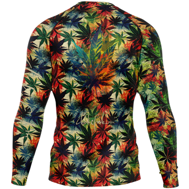 Chokefish™ Long Sleeve Rashguard Cannabis Men's Shirt-010-Special Edition